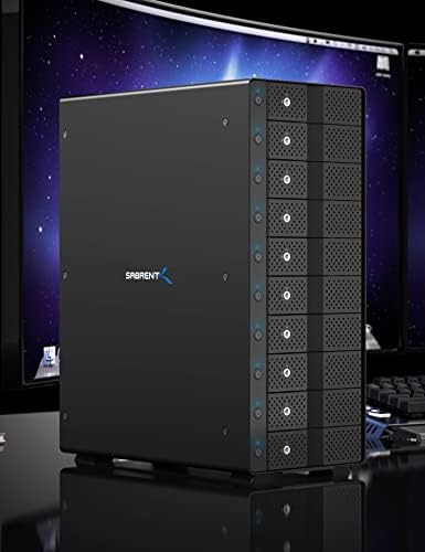 SABRENT 10-Bay USB-C 10Gbps 3.5in SATA Hard Drive Dock, 200TB (DS-UCTB) - Image 4