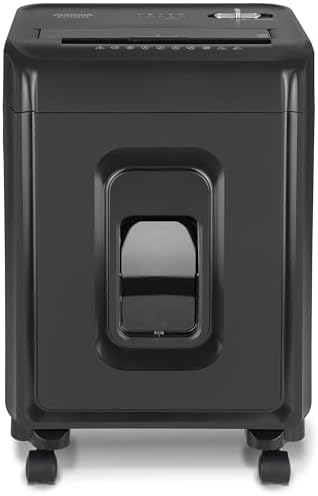Aurora AU1035XA 10-Sheet Crosscut Paper/Credit Card Shredder with 4-Gallon Pullout Wastebasket - Image 6