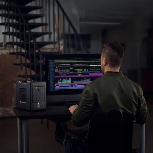 SanDisk Professional G-RAID Shuttle 4-Bay Thunderbolt 3 RAID Array with 80TB (4x 20TB) Removable HDD - Image 6