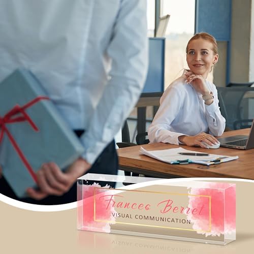 Ship Next Day Desk Name Plate Personalized, Custom Name Plate for Desk - Image 6