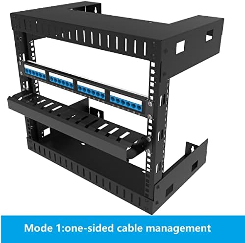 4 Pack of All Metal 1U Cable Manager with 12 Big Finger Slots - Image 2