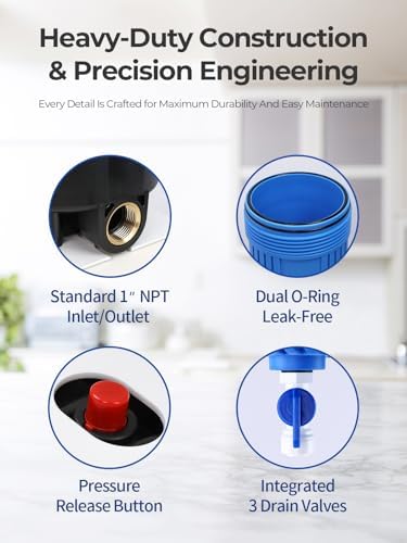Dual Carbon 3-Stage Whole House Water Filter System - Image 5