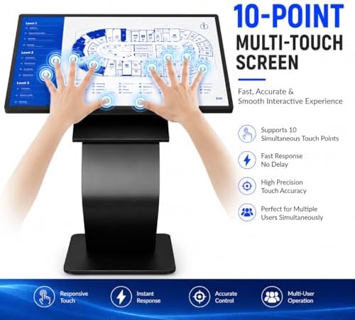 43 inch Touch Screen Kiosk, Windows System(8+128g) - Image 4