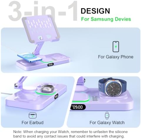 Wireless Charger for Samsung Devices, Not for Galaxy Watch 9/ Watch Ultra 2 - Image 3