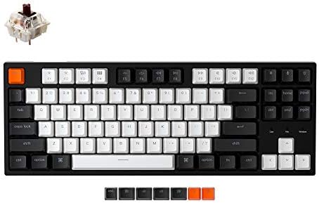 Keychron C1 Wired TKL Hot-Swappable Mechanical Keyboard, White Backlight by Keychron
