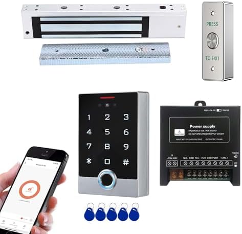 Face Recognition Access Control System with 600lb Magnetic Lock & Tuya App by YUHANUS