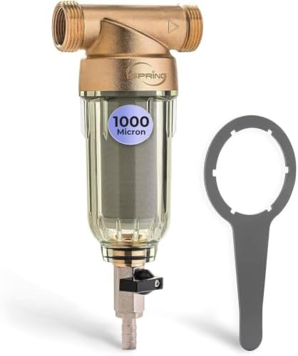 iSpring WSP-1000 Whole House Spin Down Sediment Filter, 1000 Micron by iSpring