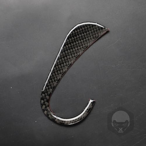 Car Inner Door Handle Switch Panel Anti-Scratch Strip Decoration Sticker Real 3K Black Carbon Fiber Trim Compatible with Benz Smart 2016 2017 2018 2019 2020 2021 Auto Interior Accessories - Image 6