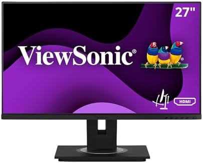 ViewSonic VG2748A 27 Inch 1080p IPS Ergonomic Computer Monitor, USB Hub by ViewSonicCorporation