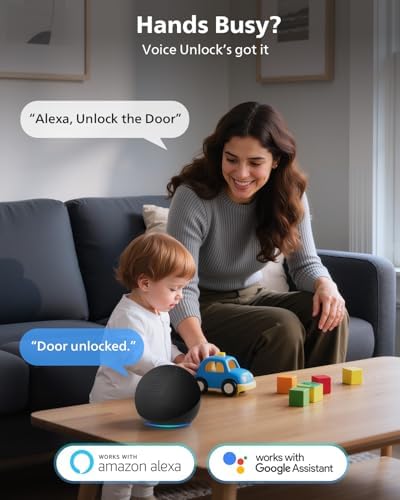 Philips Wi-Fi Smart Deadbolt Lock with 2 Handle, Keypad Front Door Lock Set - Image 4