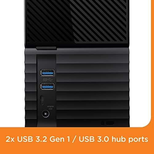 Western Digital 20TB My Book Duo Desktop RAID External Hard Drive HDD, USB 3.1, With Password Protection and Auto Backup Software - WDBFBE0200JBK-NESN - Image 5