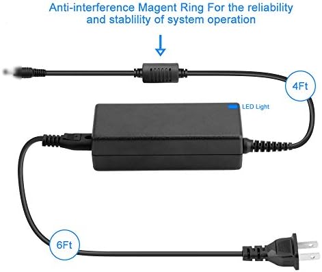 24V 2.5A Adapter for RapidReceipt RR-600W B11B258202 RR600W Scanner Desktop Color Duplex Receipt Document Scanners 24VDC 2.5A DC24V 2500mA AC/DC Power Supply Cord Cable Charger - Image 3