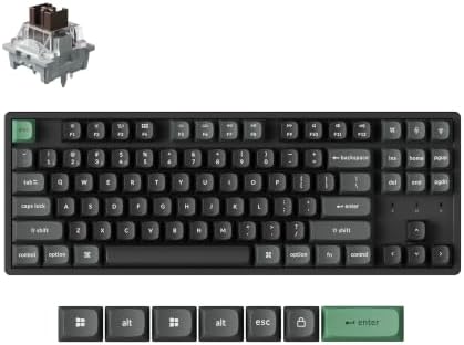 Keychron K8 Ultra 8K Wireless Mechanical Keyboard, 80% TKL Custom Keyboard with Aluminum Frame, 8000Hz, 2.4GHz/Bluetooth/Wired, Hot-Swappable RGB by Keychron