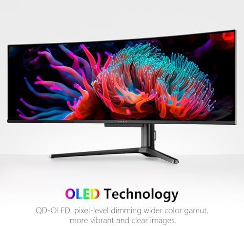 INNOCN 49" QD-OLED 5K2K 5120 x 1440P 144Hz Ultrawide Curved Monitor - 49Q1R - Image 4