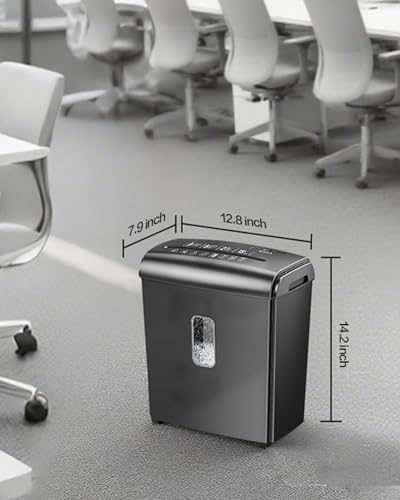 Locksworth 8-Sheet Micro-Cut Paper Shredder, P4 High Security, 4 Gallon Bin, 2-Minute Continuous Run, Home & Small Office Use - Image 7