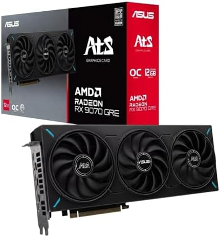 ASUS ATS Radeon RX 9070 GRE 12GB GDDR6 OC Edition Gaming Graphics Card by Unknown