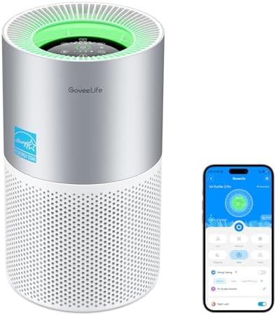 GoveeLife Air Purifier for Bedroom, Covers up to 1162ft², 24dB Sleep Mode by GoveeLife