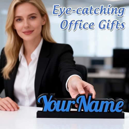 Custom Name Plate for Desk | Personalized 3D Printed Desk Name Plate | Office Decor for Women Men | Personalized Gifts for Coworkers Teacher Boss Nurse| Employee Appreciation Gifts - Image 5