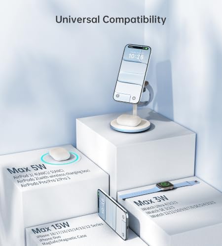 3 in 1 Magnetic Wireless Charging Station for Apple Devices,15W for Magsafe - Image 6
