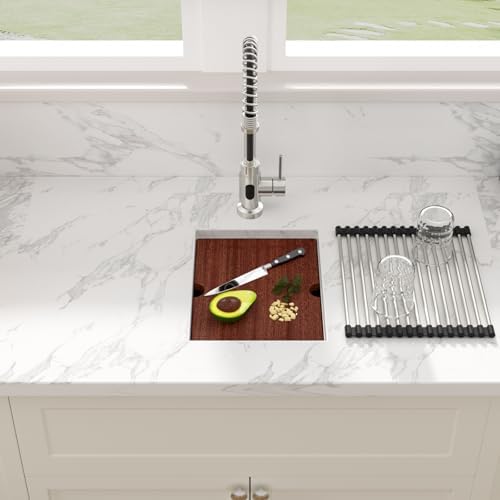 Sarlai 12 Bar Sink Undermount 12 x 15 Inch Workstation Stainless Steel - Image 3