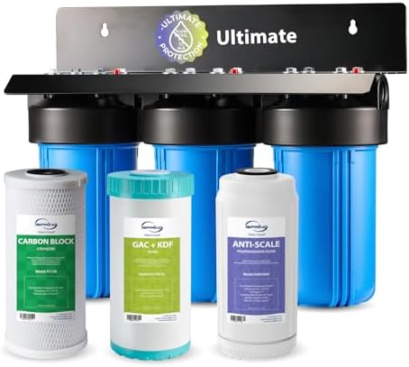 iSpring WGB31B-KDS Ultimate Protection Whole House Water Filter System by iSpring