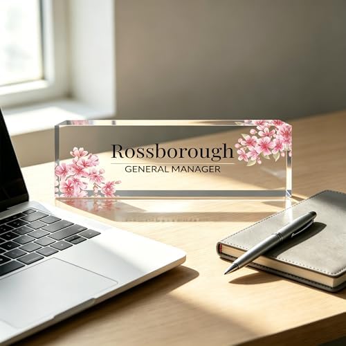 Custom Name Plate for Desk, Desk Name Plate Personalized, Acrylic Desktop Ornament, Stylish Office Decor, Appreciation Present for Boss, Social Worker, Teacher, Nurse, Employee - Image 5