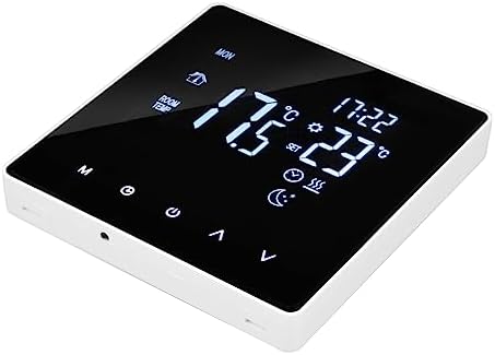 Smart Floor Heating Thermostat, 4400W AC90-240V LCD by Walfront