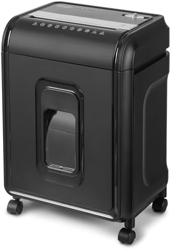 Aurora AU1275MB High-Security 12-Sheet Micro-Cut Paper and CD/Credit Card Shredder/ 5.7-Gallon Pullout Basket/60 Minutes Run Time - Image 7