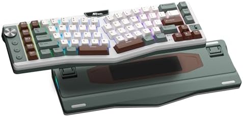 RK ROYAL KLUDGE A72 Alice Ergonomic Wireless Mechanical Keyboard,Split Ergo by RKROYALKLUDGE