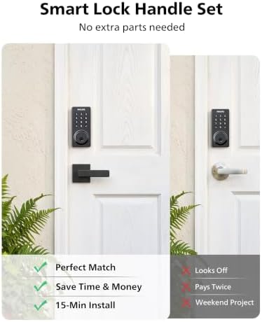 Philips WiFi Keypad Door Lock with Handle, App Control Smart Deadbolt Lock - Image 6