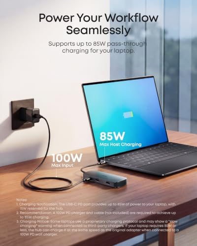 Anker Nano Laptop Docking Station Dual Monitor,8-in-1 USB C Hub for Windows - Image 7