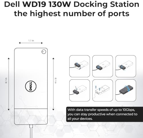 Dell WD19 130W USB-C Docking Station - Dell Docking Station Dual Monitor - Image 5