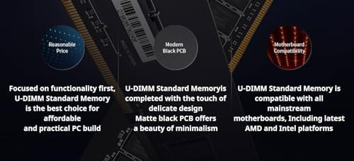 KLEVV DDR4 16GB (1x16GB) 3200MHz CL22 1.2V UDIMM Desktop Ram Memory SK Hynix Chip (KD4AGUA80-32N220A) - Image 4