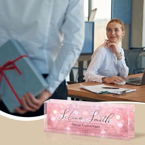 Ship Next Day Desk Name Plate Personalized, Custom Name Plate for Desk - Image 6