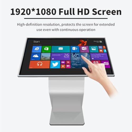 21.5-Inch/32-Inch/43-Inch Floor Standing Self Service Kiosk with Touchscreen, 4+32GB HD 1080P 60HZ Digital Signage Display with Android OS, Terminal Machine 43Inch - Image 4