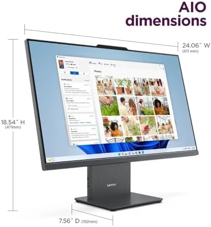 Lenovo IdeaCentre 27" All-in-One Desktop Computer, 10-core Intel i7-13620H, 64GB DDR5, 4TB SSD, Wi-Fi 6, USB-C, HDMI in&Out, Wired KB&Mouse, Windows 11 Pro - Image 5