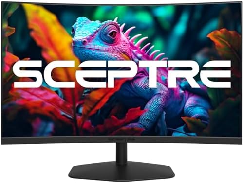 Sceptre Curved 24-inch Gaming Monitor 1ms 100Hz 1500R DisplayPort HDMI X2 Eye Care 100% sRGB Build-in Speakers, Machine Black 2025 (C248W-FW100T Series) - Image 2