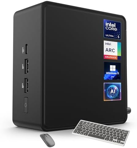 ASUS NUC 14 Pro Small Desktop Computer, Intel Ultra 5 125H (14C/18T, Up to 4.5GHz), AI Mini PC 64GB DDR5 RAM, 1TB PCIe SSD, Win 11 Pro, Intel Arc GPU, Thunderbolt 4, WiFi 6E, Quad 4K HDR Display by Unknown