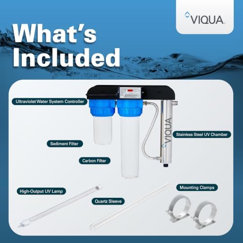 Viqua VH410-F12 Stainless Steel UV Water Filter System, 18 GPM Whole House - Image 3