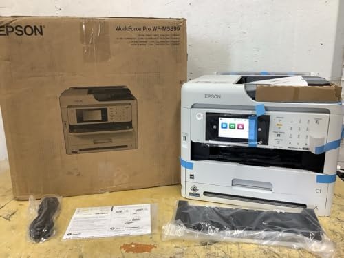 Epson WorkForce Pro WF-M5899 Wired & Wireless Inkjet Multifunction Printer - Monochrome by Unknown