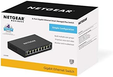 NETGEAR 8 Port Gigabit Ethernet Managed Network Switch (GS308E) - Desktop or Wall Mount, Home Network Hub, Office Ethernet Splitter, Silent Operation - Image 6