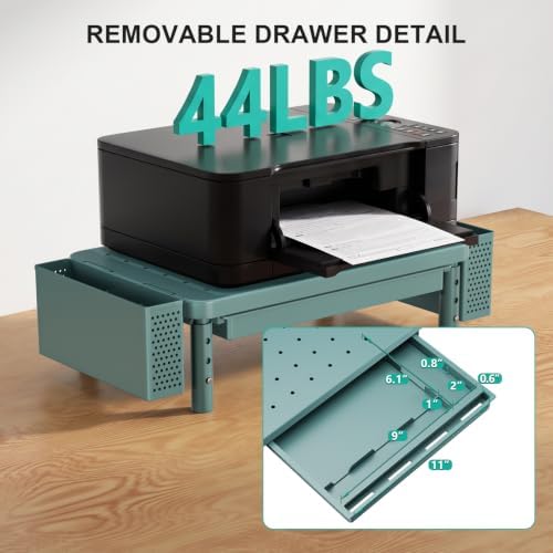 WALI Computer Monitor Stand with Storage and Pen Holder - Image 4