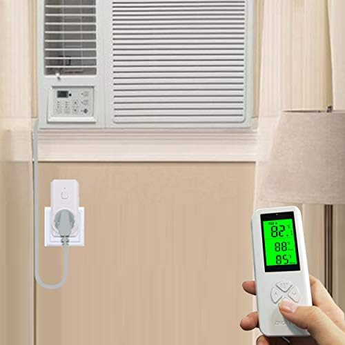 WTC100 Wireless Temperature Controller Digital Plug-in Thermostat Outlet Remote Control Heating Cooling Mode for Window A/C Fan Heater Greenhouse Homebrewing Reptile (Built-in Temp Sensor) - Image 6