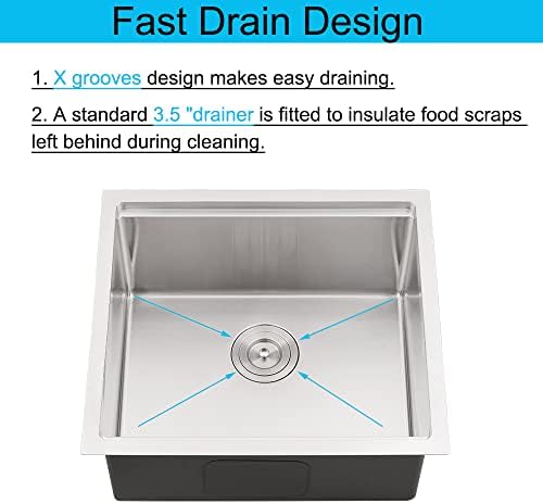 21 Inch Undermount Bar Sink Workstation - Image 6
