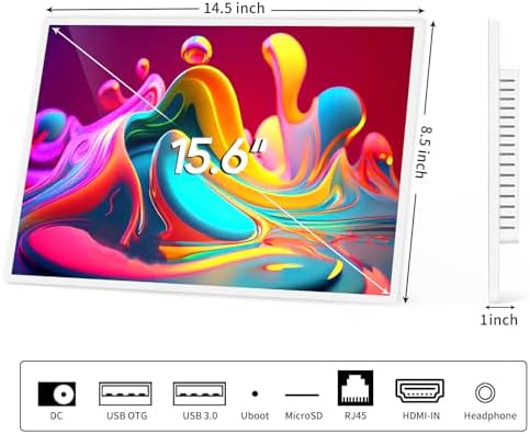 15.6" Digital Signage Display with Adjustable Stand - Image 4