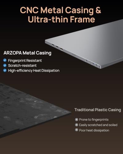 ARZOPA 16.1'' 180Hz 2.5K Portable Monitor, 2560x1440 QHD 107% sRGB -Z3FC - Image 6