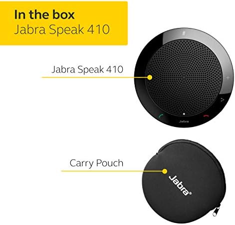Jabra Speak 410 Corded Speakerphone for Softphones, MS-Optimized – Easy Setup, Portable USB Speaker for Holding Meetings Anywhere with Outstanding Sound Quality - Image 6