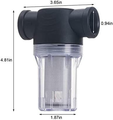 Water Pump Strainer Filter 3/4" Female NPT Strainer with 100 Mesh Screen - Image 2