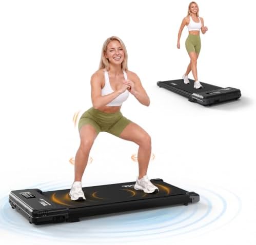 Walking Pad with Vibration Plates - Walking Pad Under Desk with Incline by TKWRUN