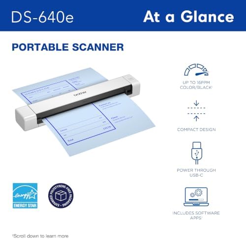 Brother DS-640e Compact Portable Document Scanner - Image 2